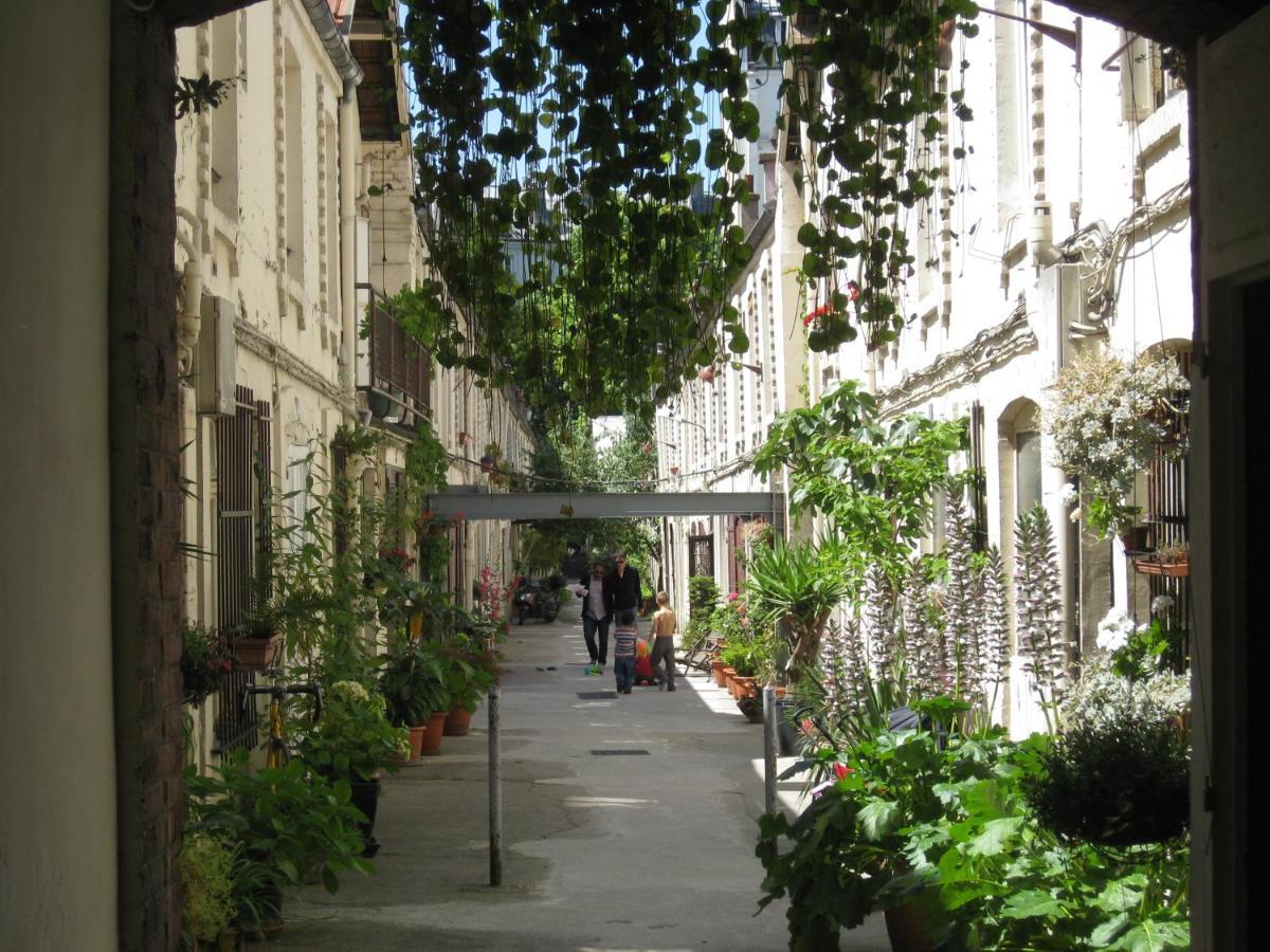 Cite Pilleux - Charming Studio In A Flowery Pedestrian Lane Paris Eksteriør billede
